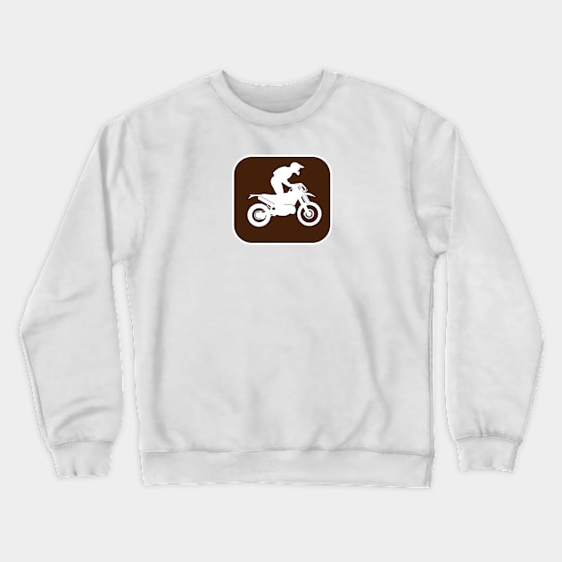 Trail Rider Icon-Trail Maintenance Edition Crewneck Sweatshirt by GrumpyDog